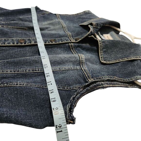 AMI Sleeveless jacket For Women Size Large Blue With Pockets - Picture 4 of 12